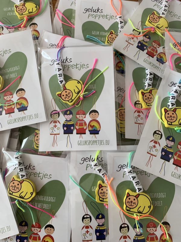 Gelukspoppetjes voor Make A Wish