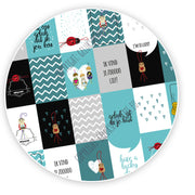 Gelukspoppetjes inpakpapier geblokt