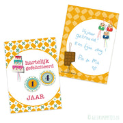 Kaartje Hartelijk gefeliciteerd