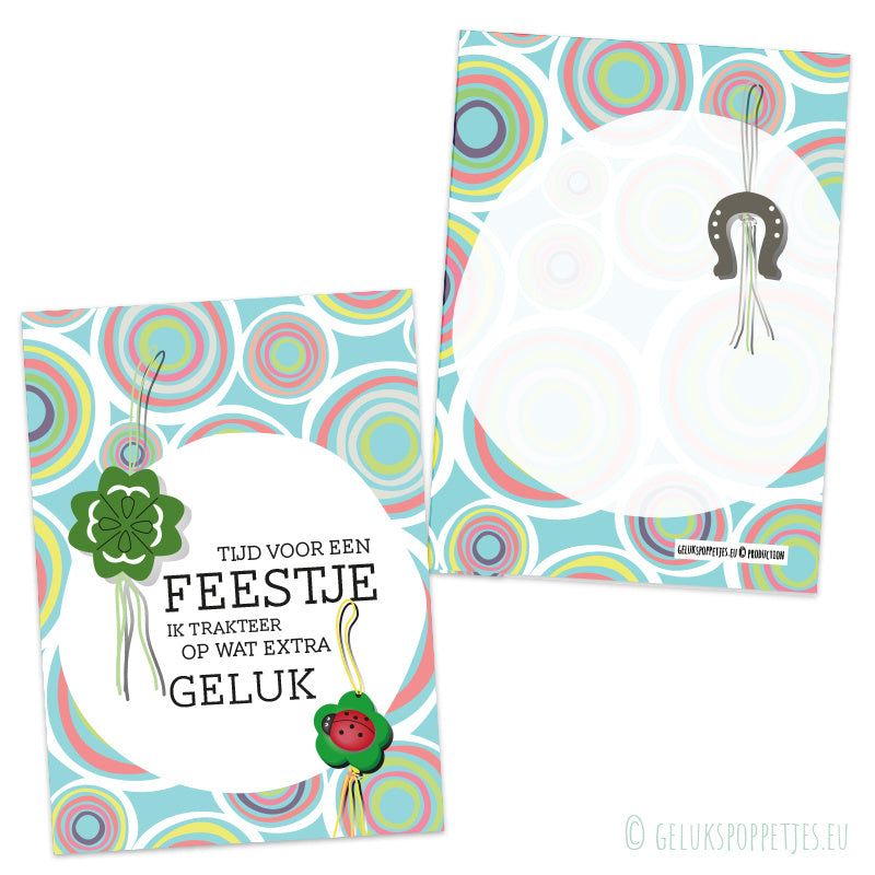 Kaartje tijd voor een feestje