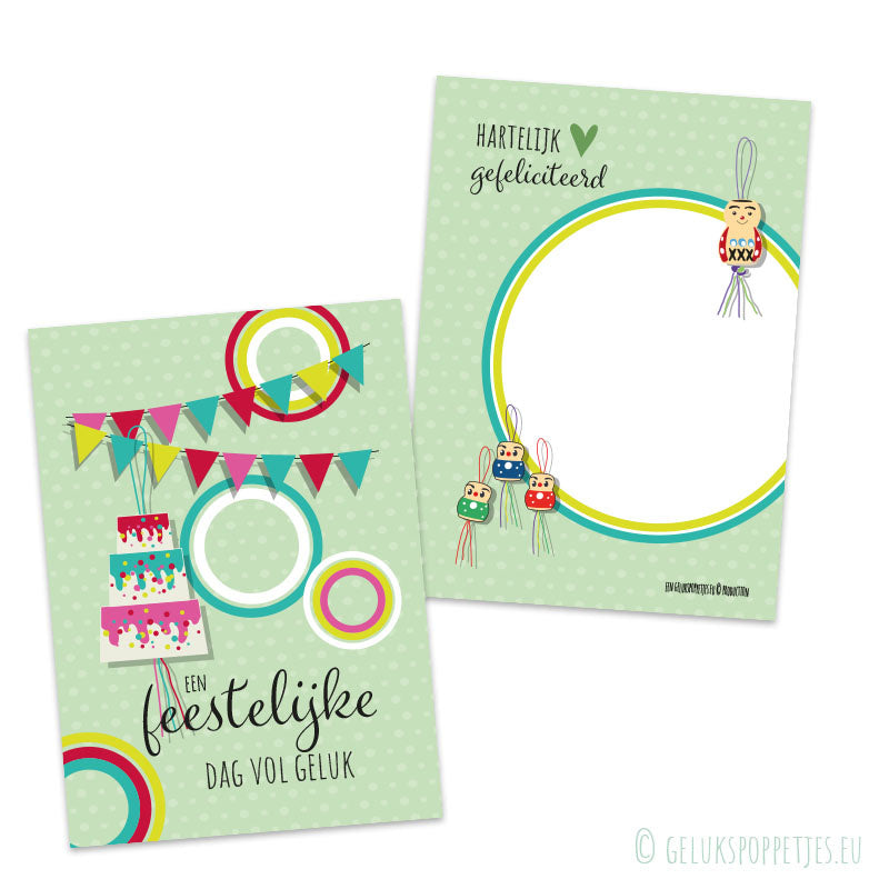 Kaartje hartelijk gefeliciteerd