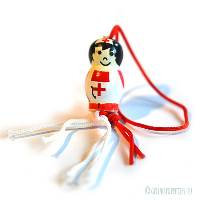 Gelukspoppetje verpleegkundige