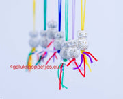 Gelukspoppetje zilver 16 mm