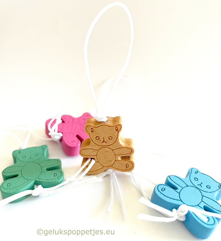 Gelukspoppetje teddybeertje assorti