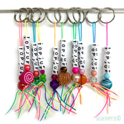 Hängende Hänger von handgemaakten Gelukspoppetjes