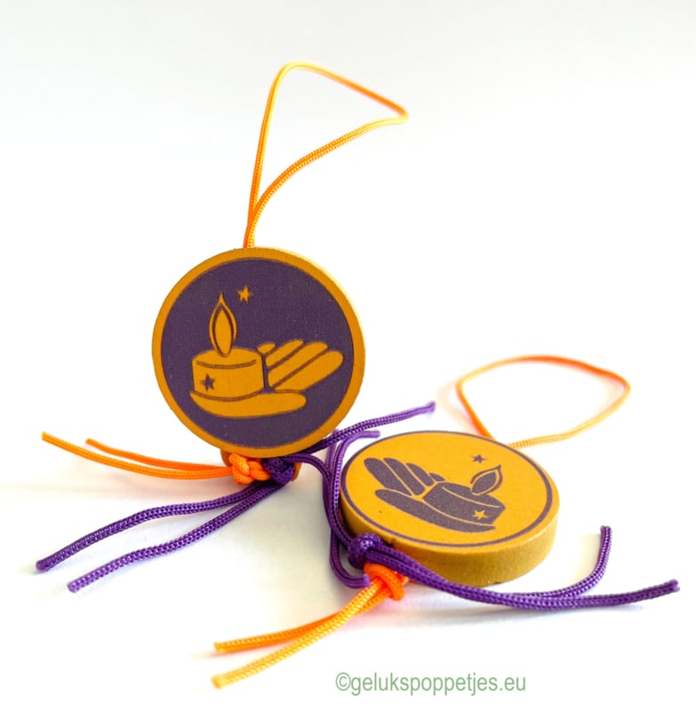 Gelukspoppetje lichtpuntje