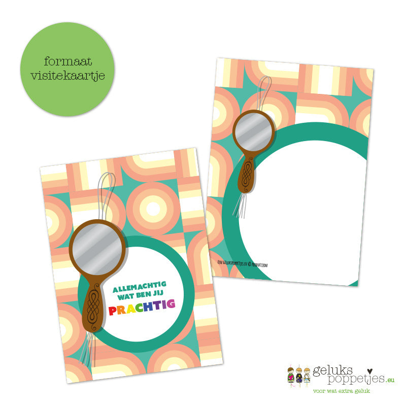 Complimentenkaartje allemächtig was ben jij prachtig