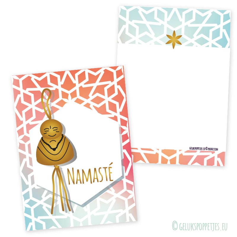 Sleutelhanger Namaste traf Boeddha