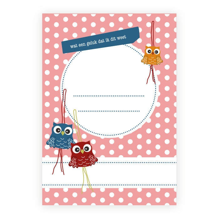 Gelukspoppetje platte uiltjes assorti