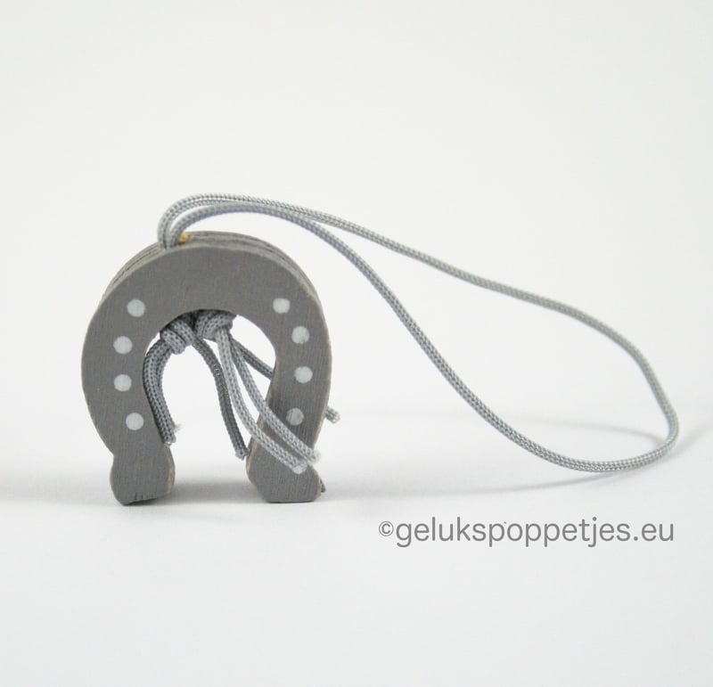 Gelukspoppetje hoefijzer