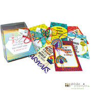 Bestätigte Karte mit 10 verschiedenen Zahlen in einem Jahr