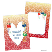 Kaartje jij verdient, was extra geluk