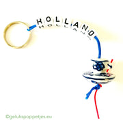 Sleutelhanger Holland mit Porselein Kopje