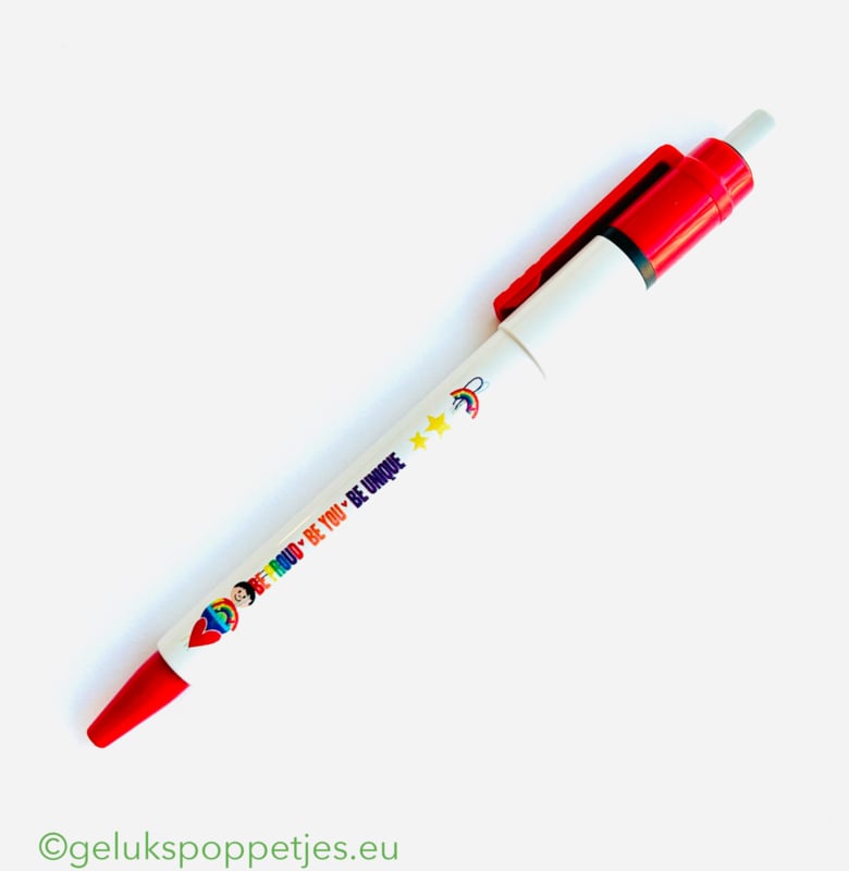 Gelukspoppetjes Stift sei stolz, sei du, sei einzigartig