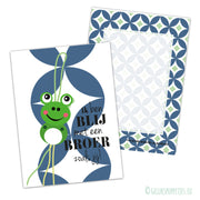 Kaartje Ik ben blij with a broer zoals jij