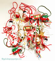 Gelukspoppetjes mix Kerst groot