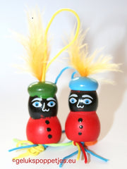 Gelukspoppetje groot zwarte piet OP=OP