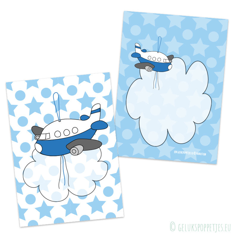 kaartje in de wolken