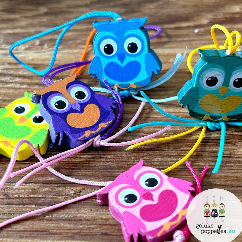 Gelukspoppetje uiltje met hartje