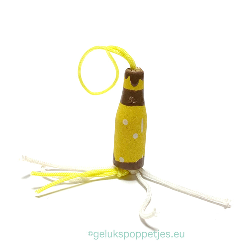 Gelukspoppetje bierflesje