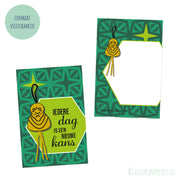 Affirmiekaartje iedere dag