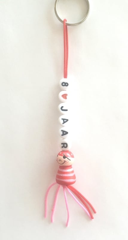 Witte ronde cijferkralen