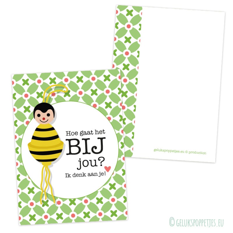 Kaartje hoe gaat het bij jou?