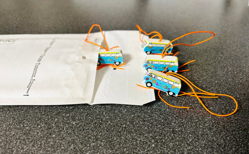 Gelukspoppetje busje