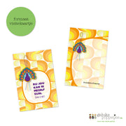 Eine Komplimentenkarte, die ich Ihnen geben kann