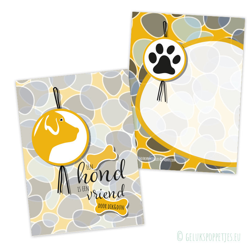 Kaartje ein Hund ist ein Freund