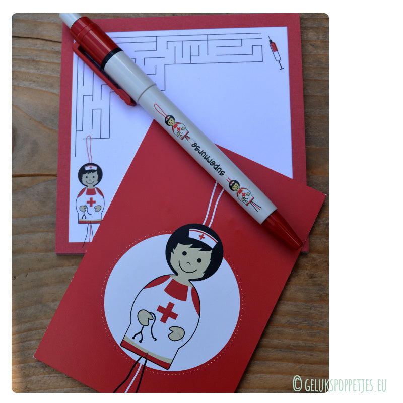 Gelukspoppetjes Stift supernurse