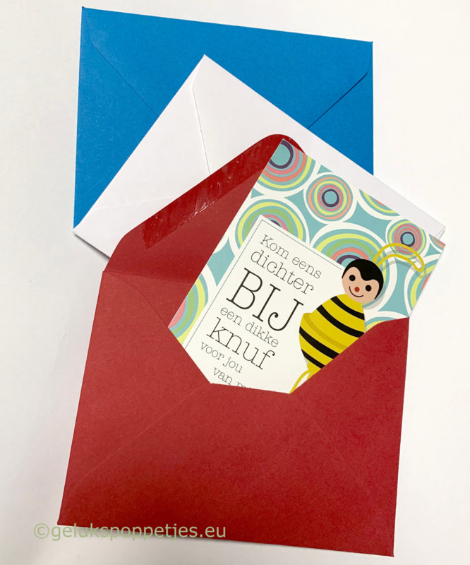 Kleine Umschläge für Gelukspoppetjes-Karten