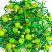 Gelukspoppetje grüner Jade-Naturstein