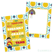 Kaartje bedankt sich in vielfältigen Talenten