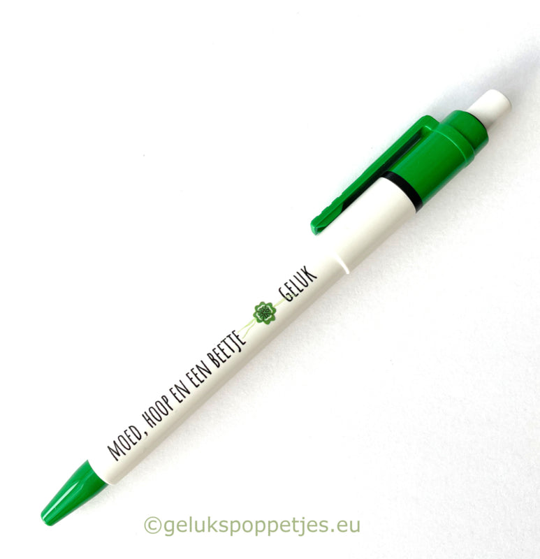 Gelukspoppetjes Stift Moed, Hoop und ein kleines Geluk