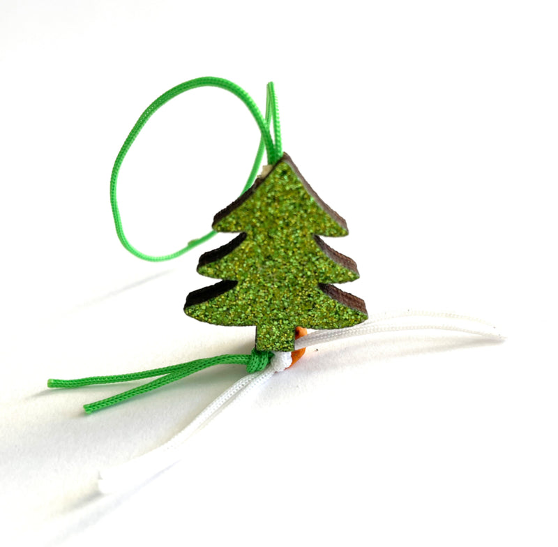 Gelukspoppetje Glitzer-Kerstboom