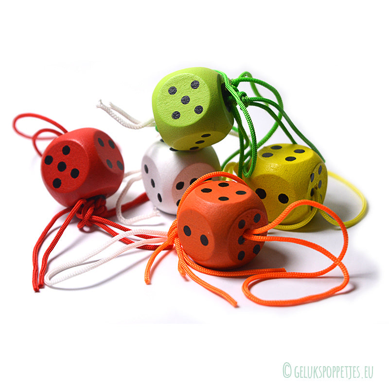 Gelukspoppetje dobbelsteen