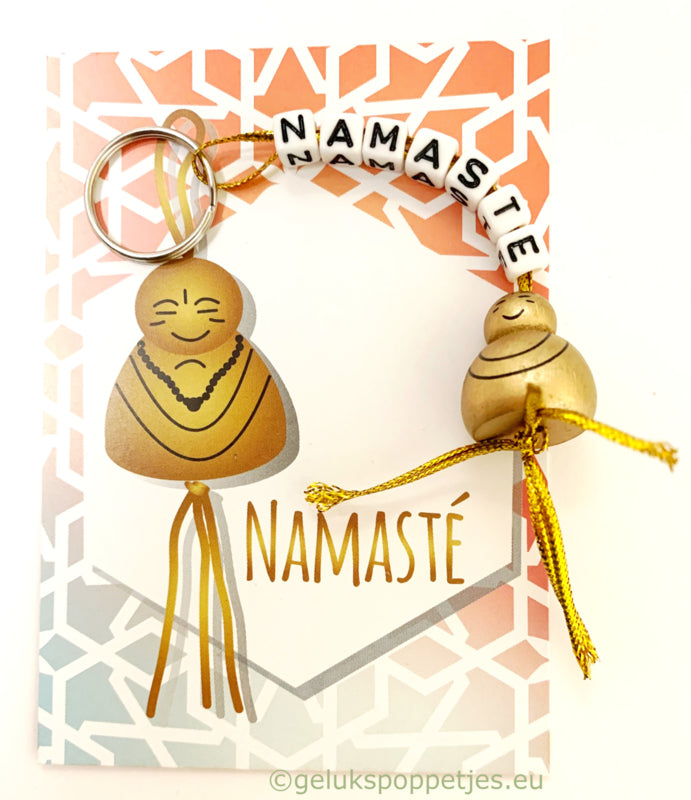 Sleutelhanger Namaste traf Boeddha