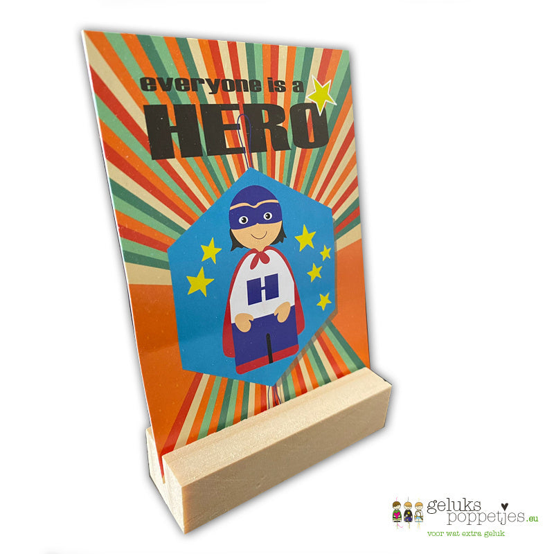 Kartenstandaard für die Gelukspoppetjes-Kaartjes