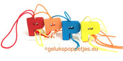 Gelukspoppetje Buchstabe P