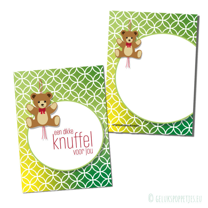 Kaartje ein dicker Knuffel für Sie