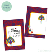 Die Bestätigungskarte wurde bestätigt