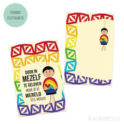 Affirmatiekaartje door in mezelf te geloven