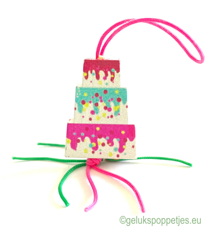 Gelukspoppetje taartje