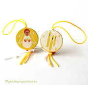 Gelukspoppetje engeltje met kaarsjes