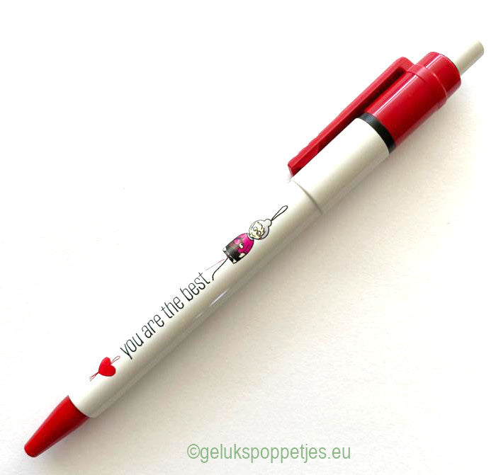 Gelukspoppetjes pen you are the best for mama of oma