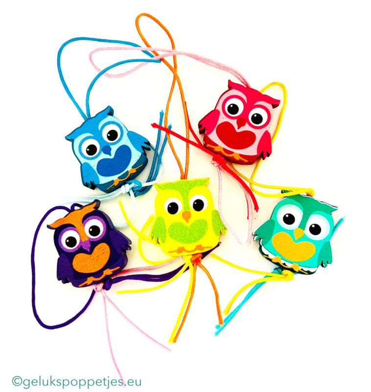 Gelukspoppetje uiltje met hartje