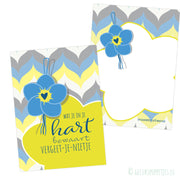 Kaartje Wat je in je hart bewaart vergeet-je-nietje