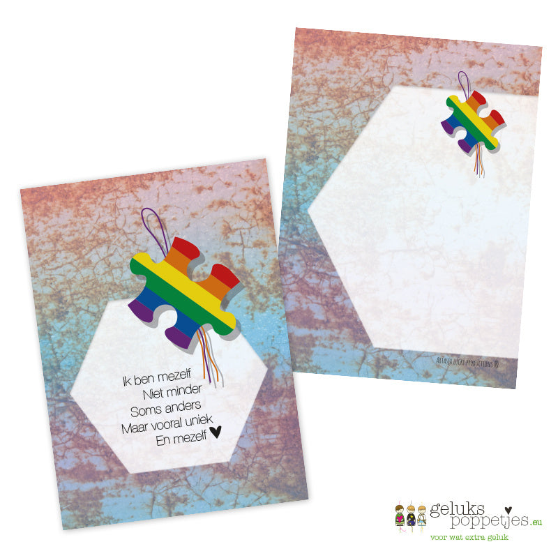 Kaartje ik ben mezelf