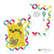 Kaartje ik vlieg uit met quote